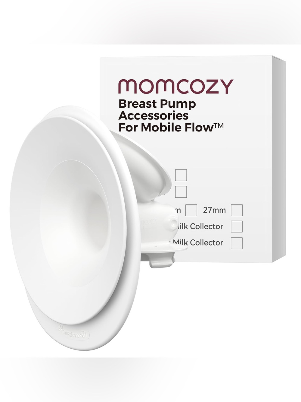 Momcozy White Breast Pump Accessory for Mobile Flow